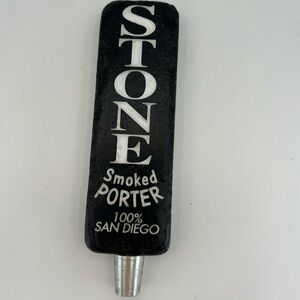 Stone Smoked Porter 100% San Diego Pub Bar Beer Keg Tap Handle Man Cave Brewery